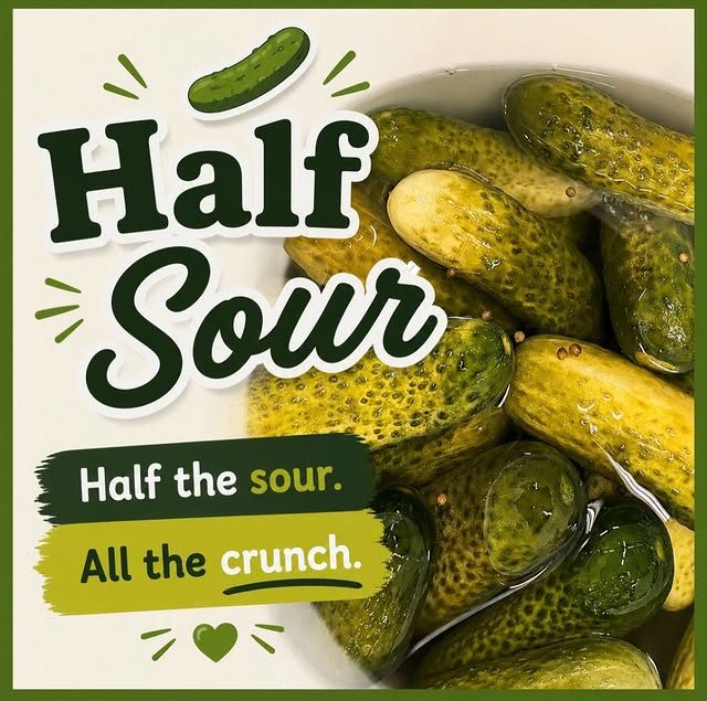 Half Sour pickles, New York Pickle Allentown Farmers Market