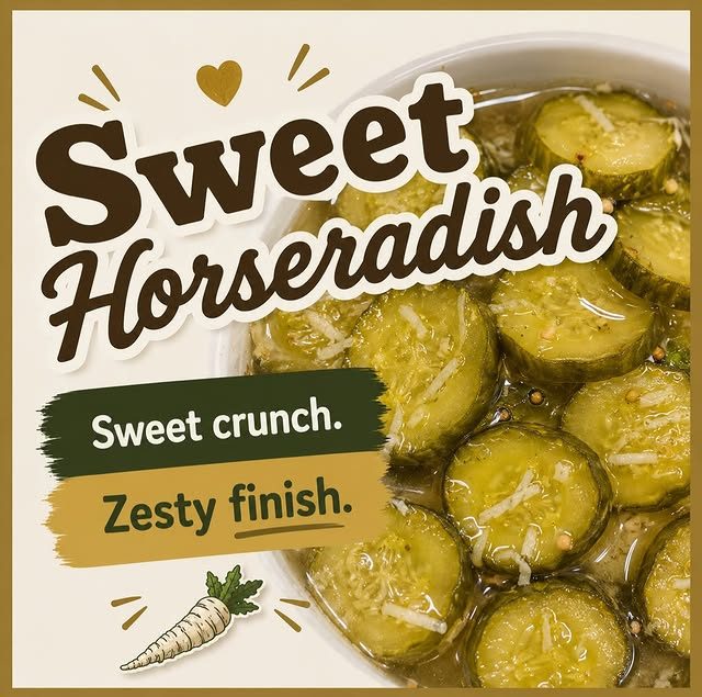 Sweet Horseradish pickles, New York Pickle